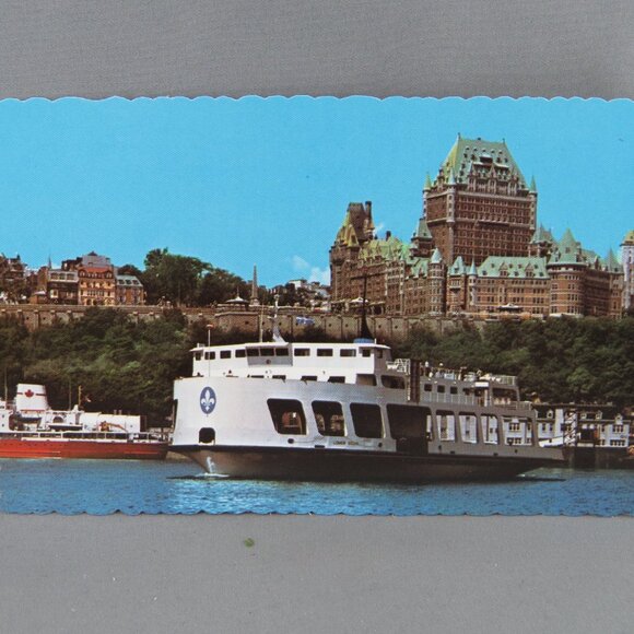 Vintage Postcard - Quebec City Ferry View - Dexter Press - Picture 4 of 4